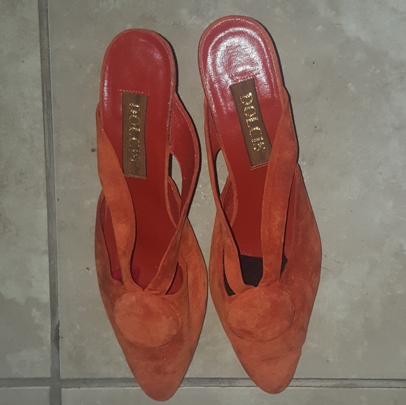 Dolce & Gabbana Shoes - Orange Dolcis heels